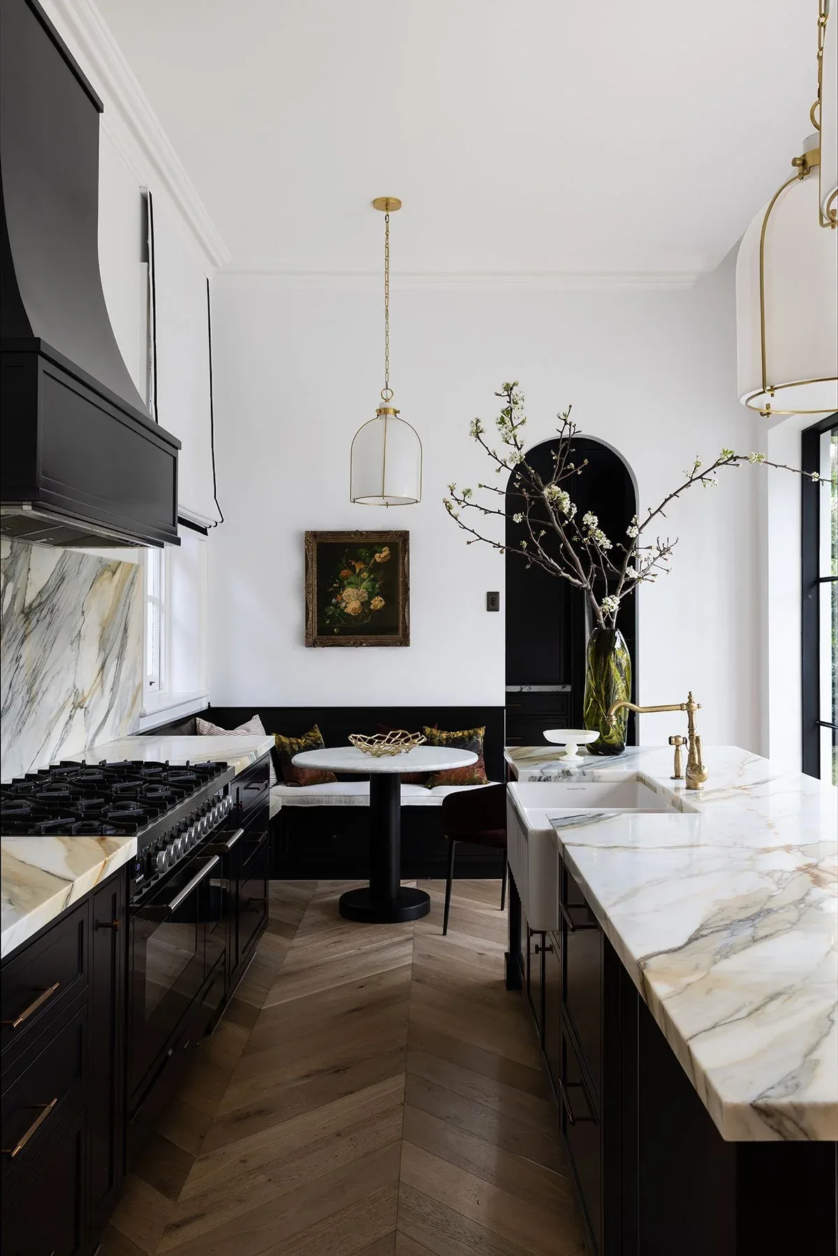 Mosman 01 — luxury kitchen with stone benchtops
