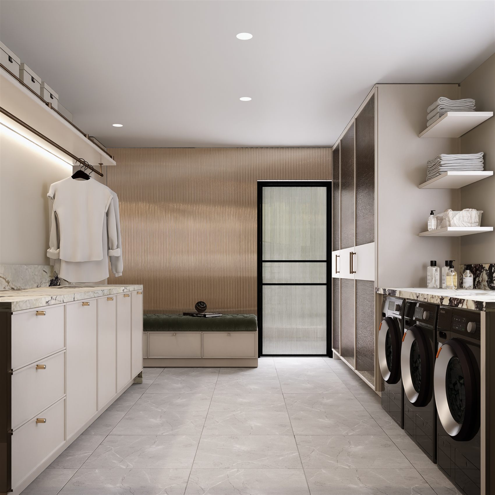 Greenwich — laundry and dressing room by STUDIO BELLE
