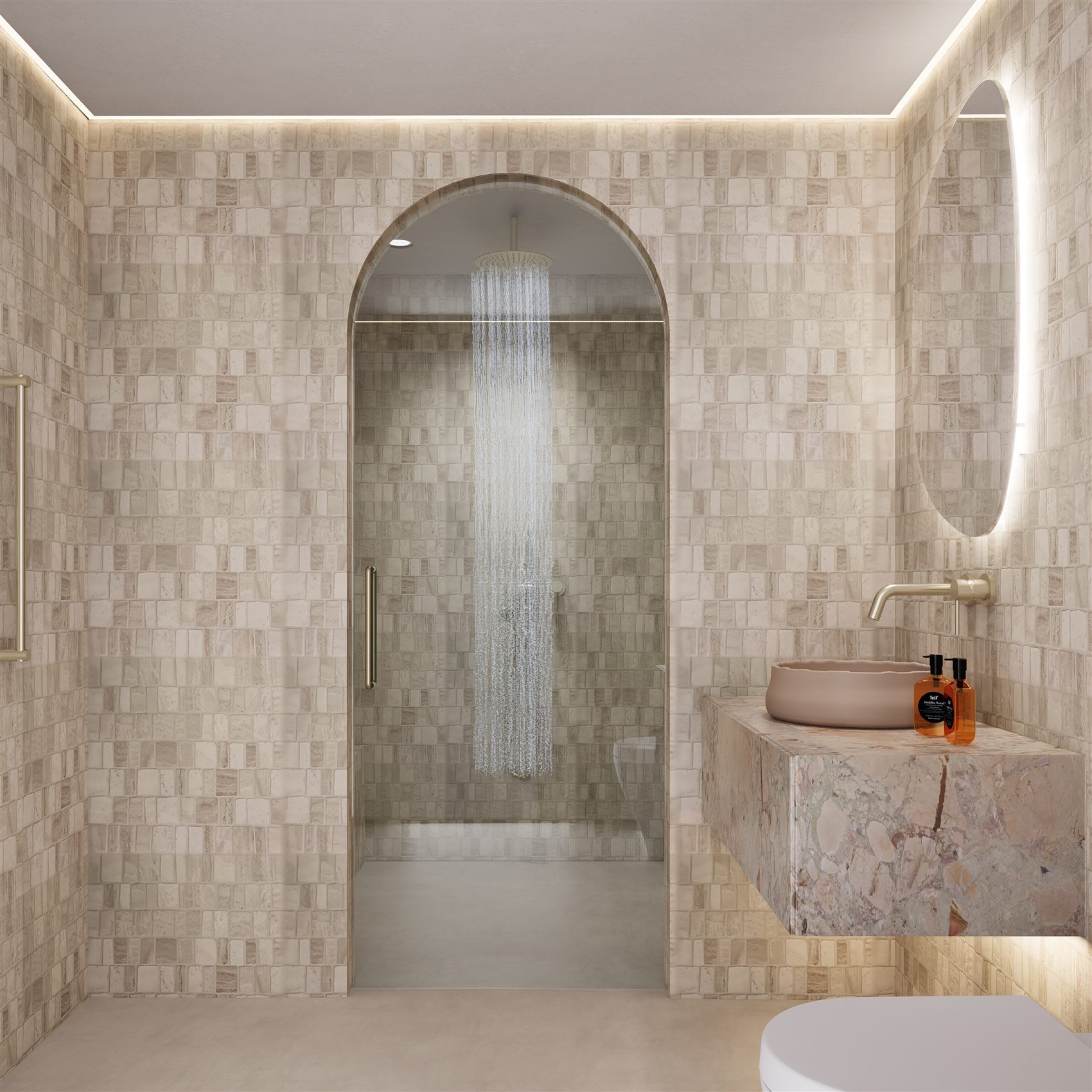 Greenwich — spa-inspired ensuite bathroom by STUDIO BELLE